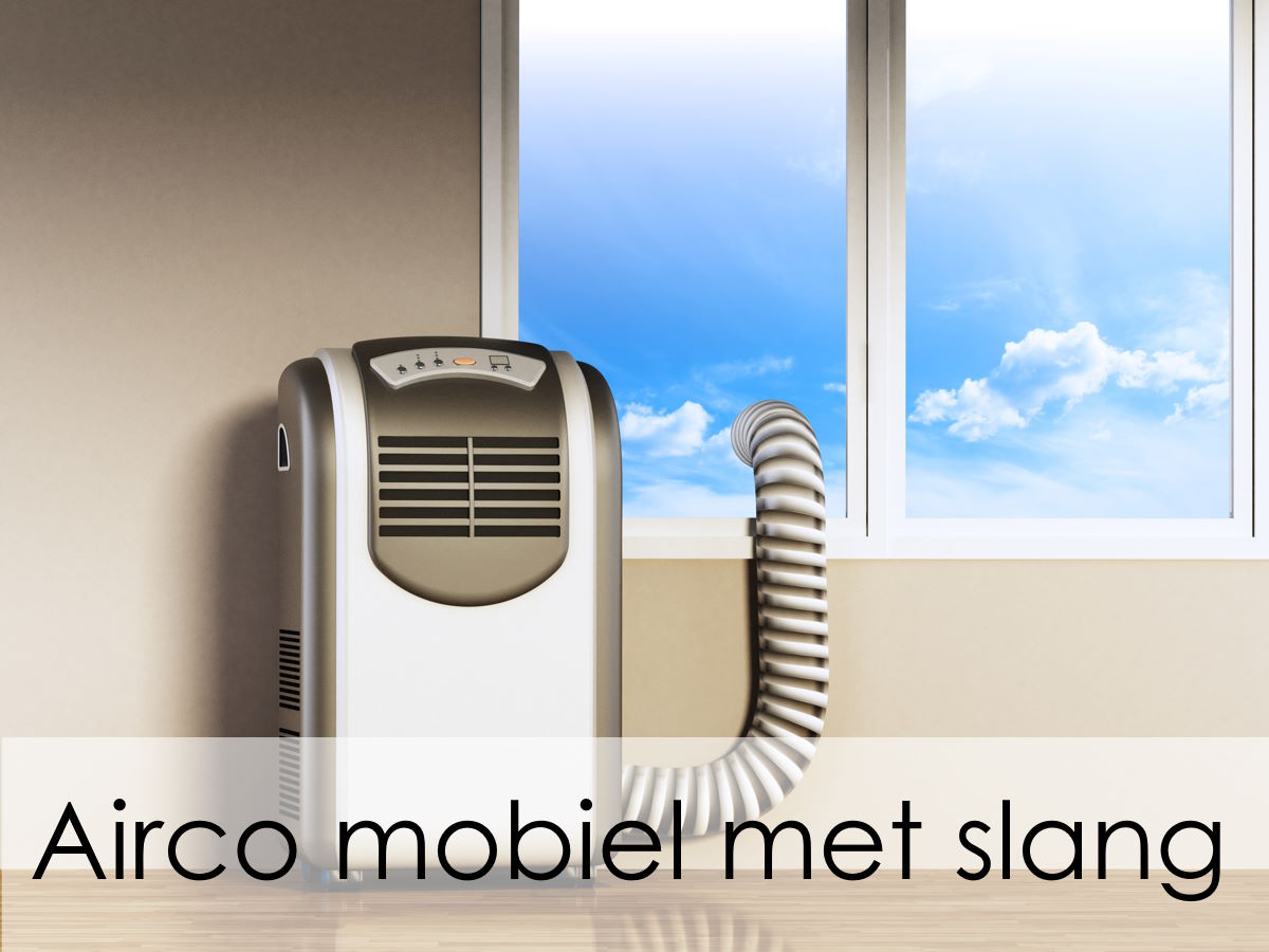 Mobiele airco met slang