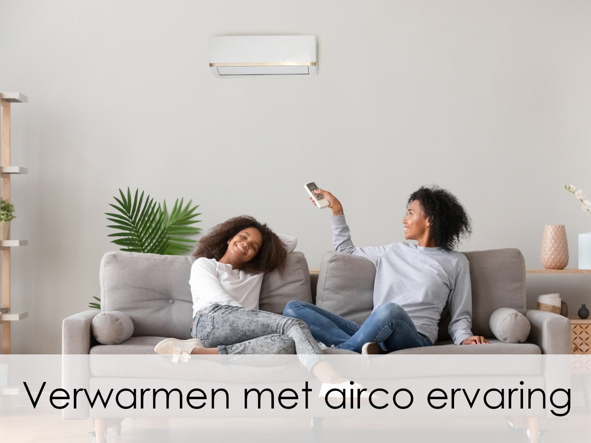 twee vrouwen genieten van hun airco met verwarming